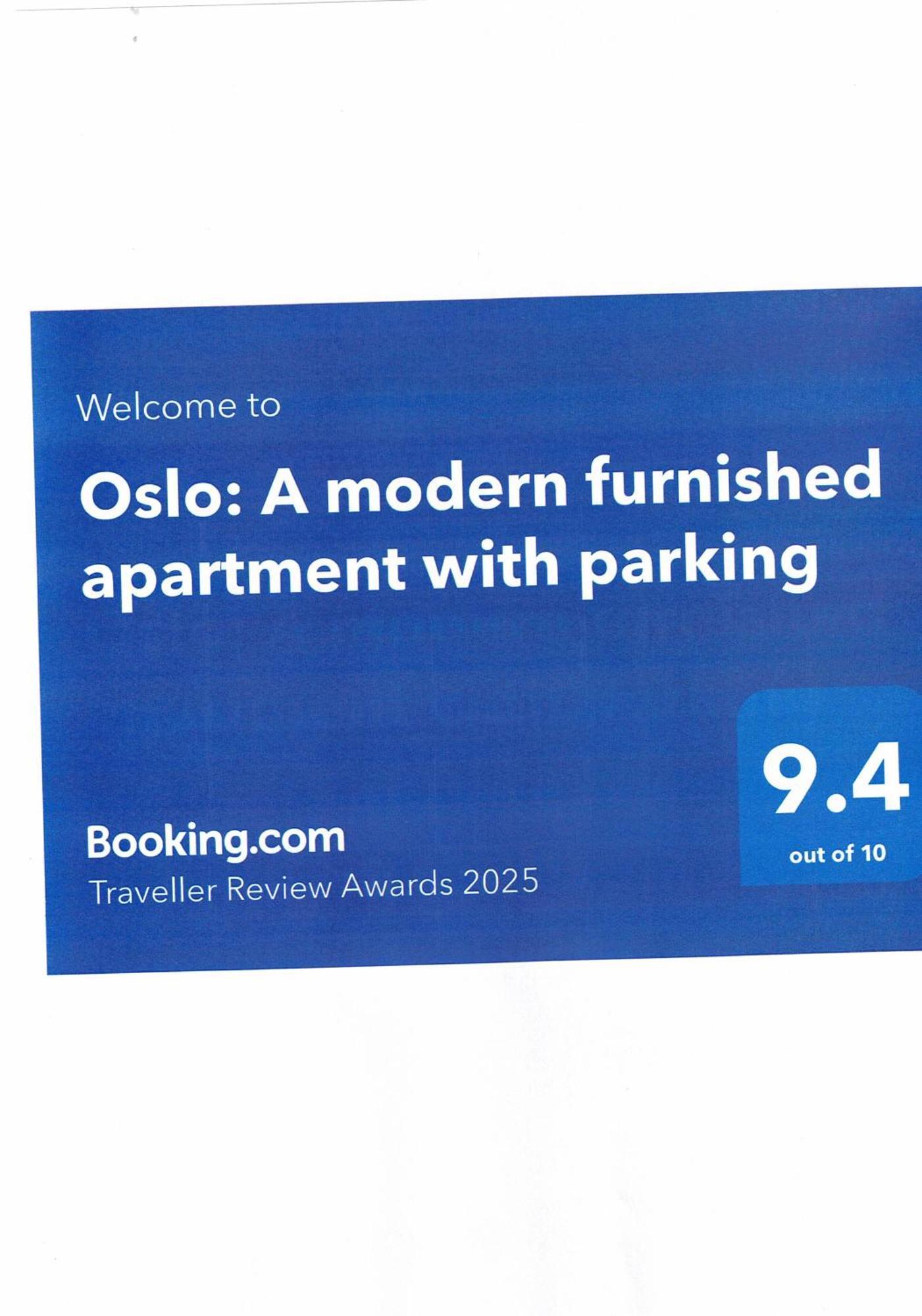 Oslo: A Modern Furnished Apartment With Parking 소피아 외부 사진
